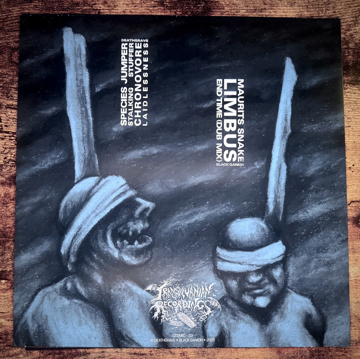 Deathgrave / Black Ganion Vinyl LP in Australia Global Disrupt poster 3