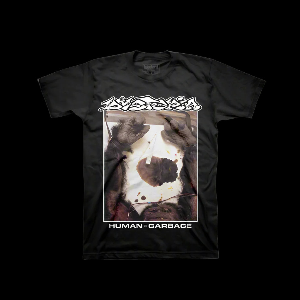Dystopia Human=Garbage Colour T-shirt RT in Australia Global Disrupt