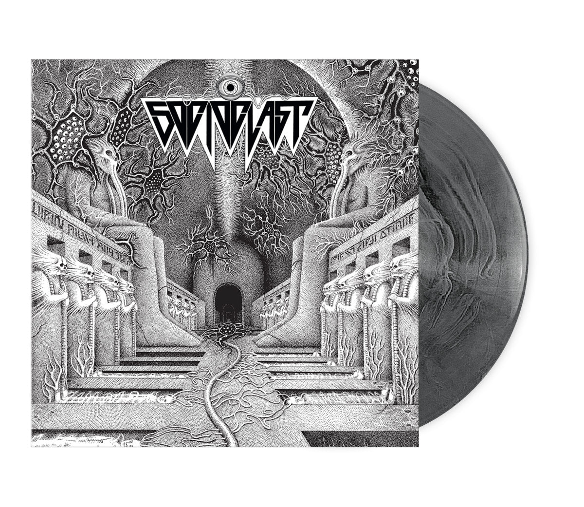 SOCIOCLAST: S/T Vinyl LP (Clear with Black, Gold, Orange, Red Splatter, Second Press)