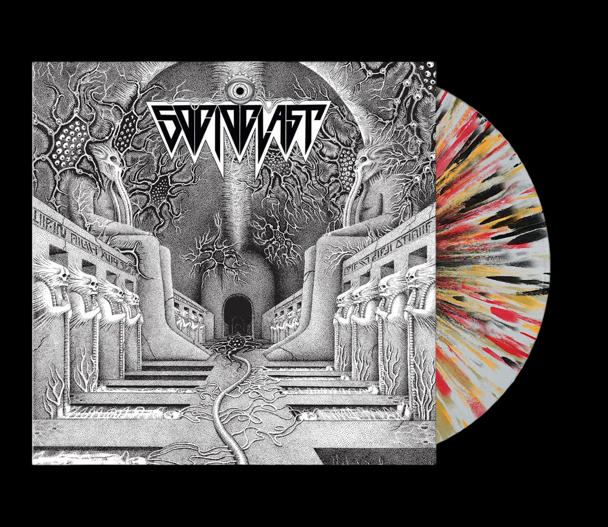 SOCIOCLAST: S/T Vinyl LP (Silver / Black Galaxy LP, Second Press)