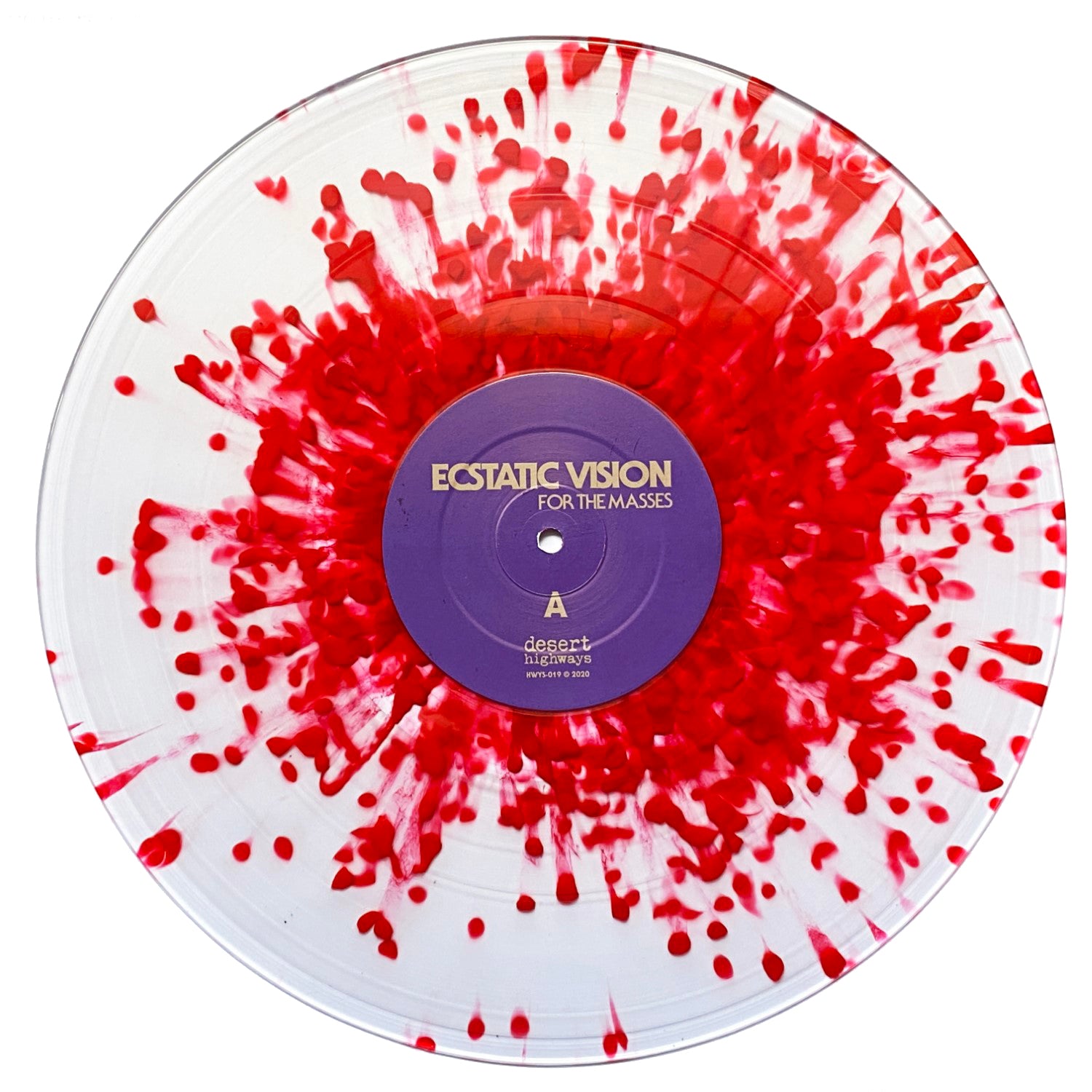 ECSTATIC VISION: For The Masses LP (BLOOD SPLATTER)