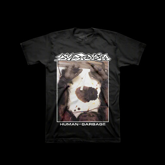 Dystopia Human=Garbage Colour T-shirt RT in Australia Global Disrupt