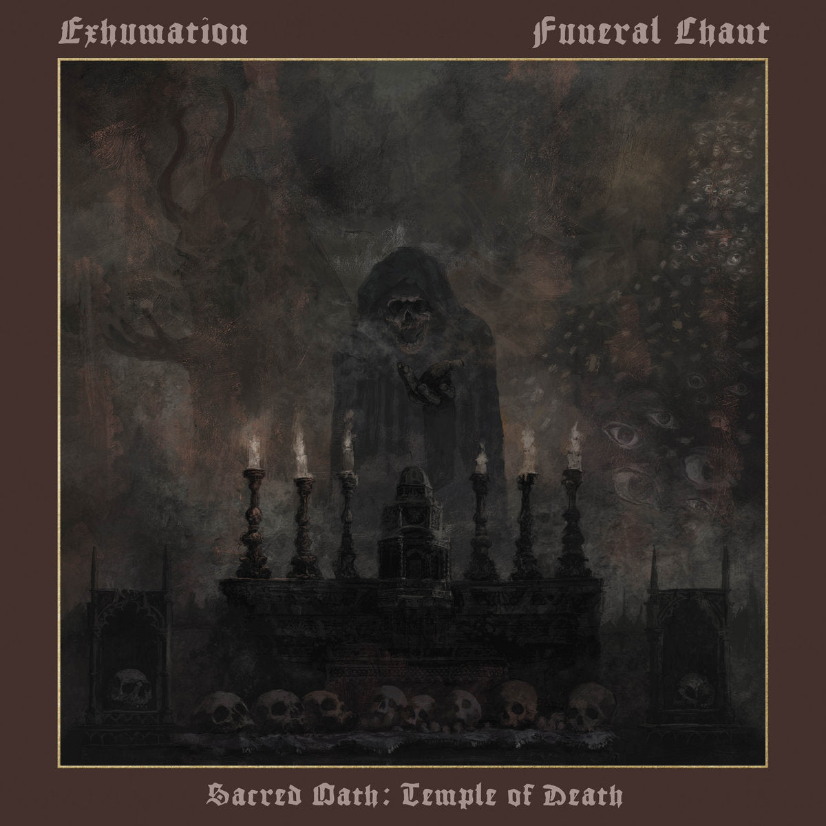 EXHUMATION / FUNERAL CHANT: Sacred Oath: Temple of Death Vinyl LP