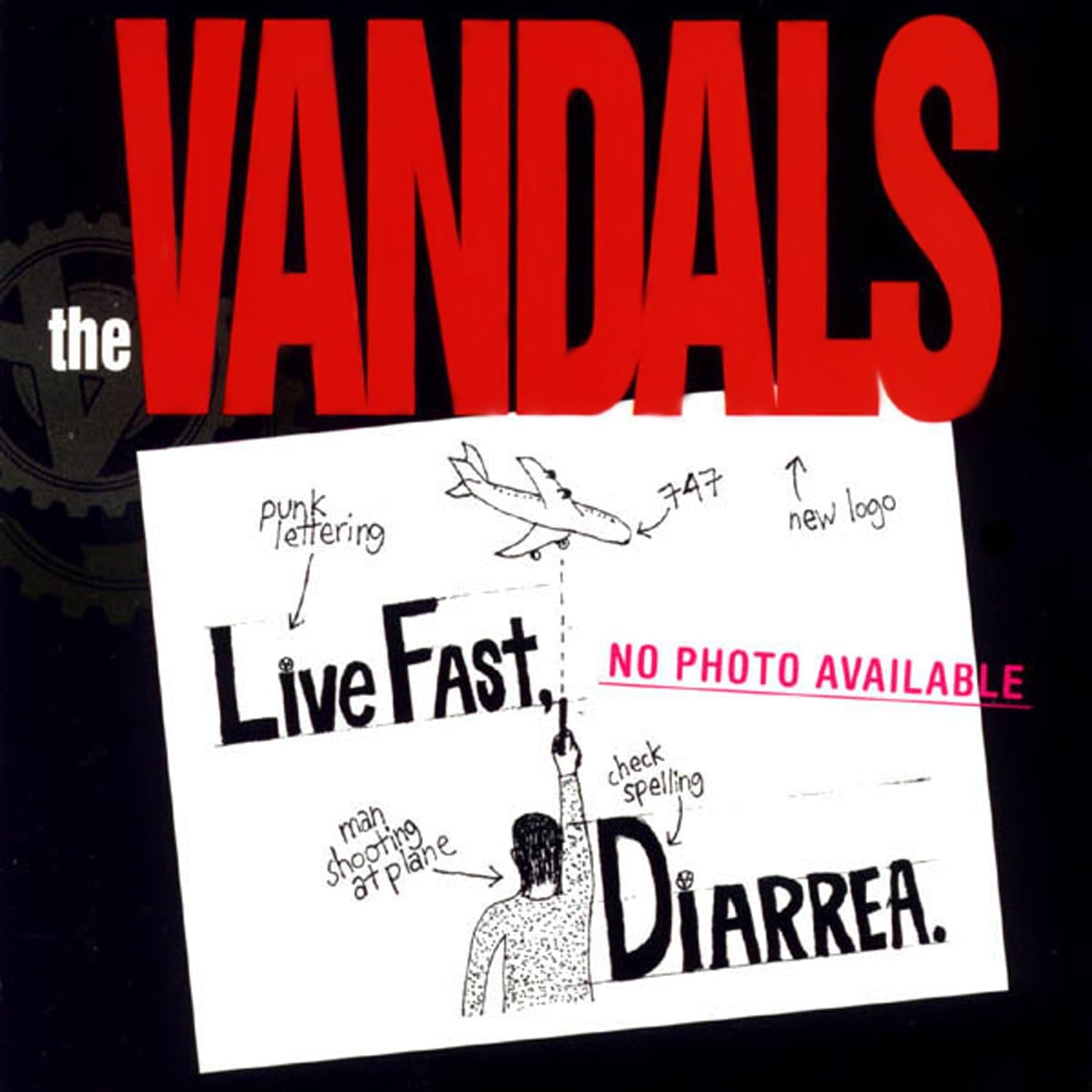 THE VANDALS: Live Fast Diarrhea Vinyl LP (Green)