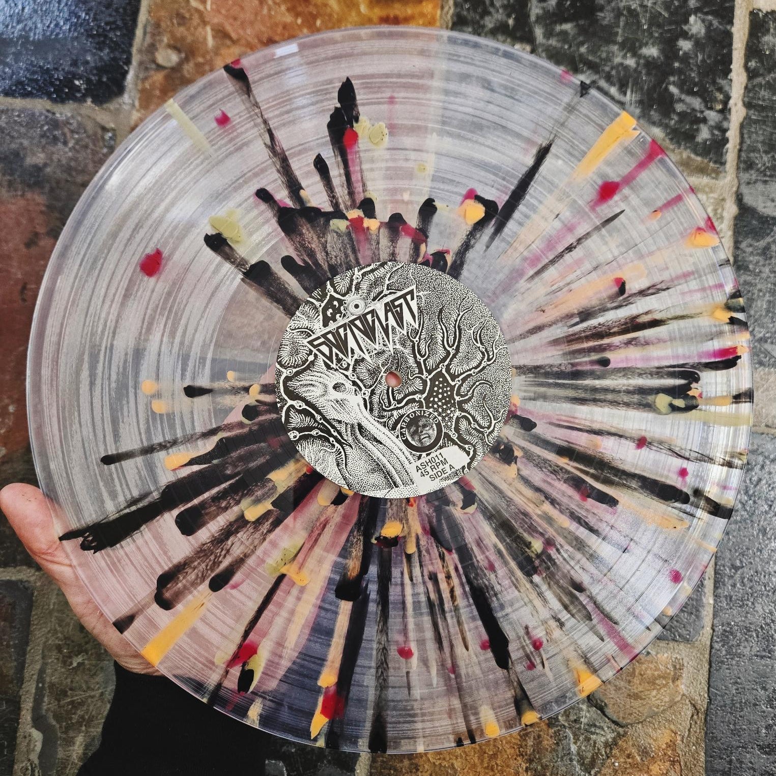 SOCIOCLAST: S/T Vinyl LP (Silver / Black Galaxy LP, Second Press)